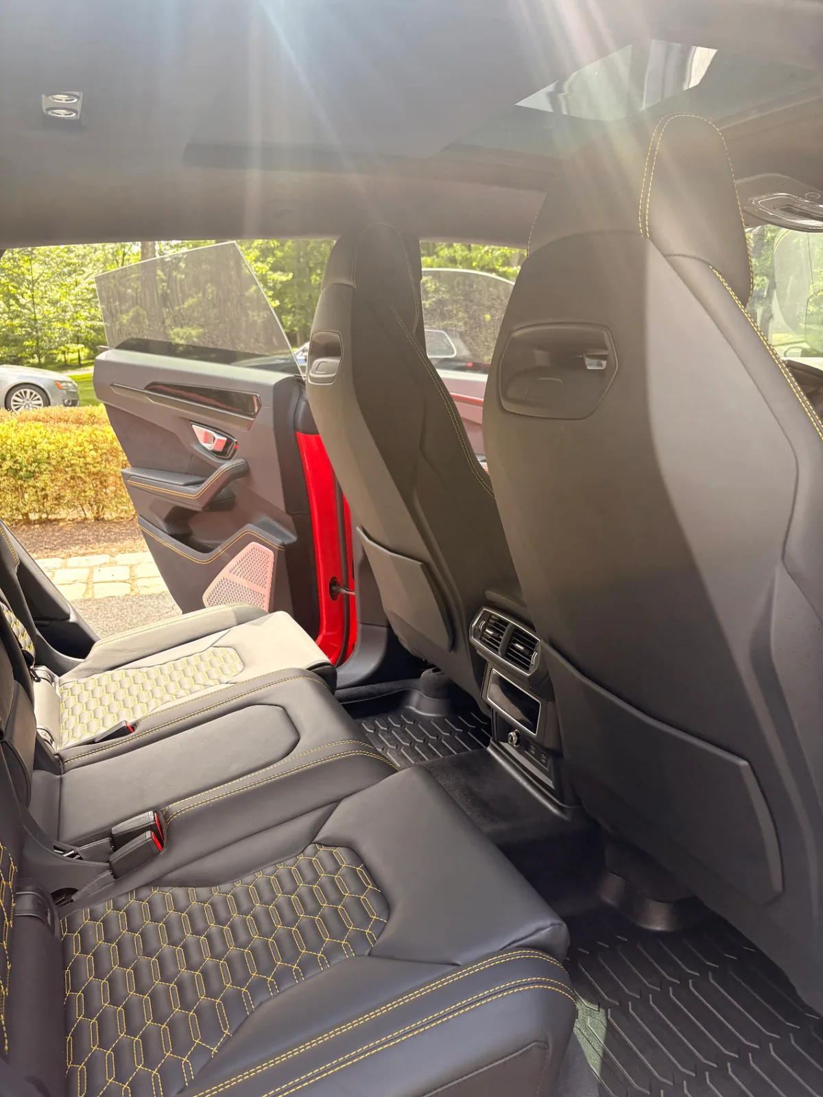 Clean rear interior with tidy seats after Bluefin detailing